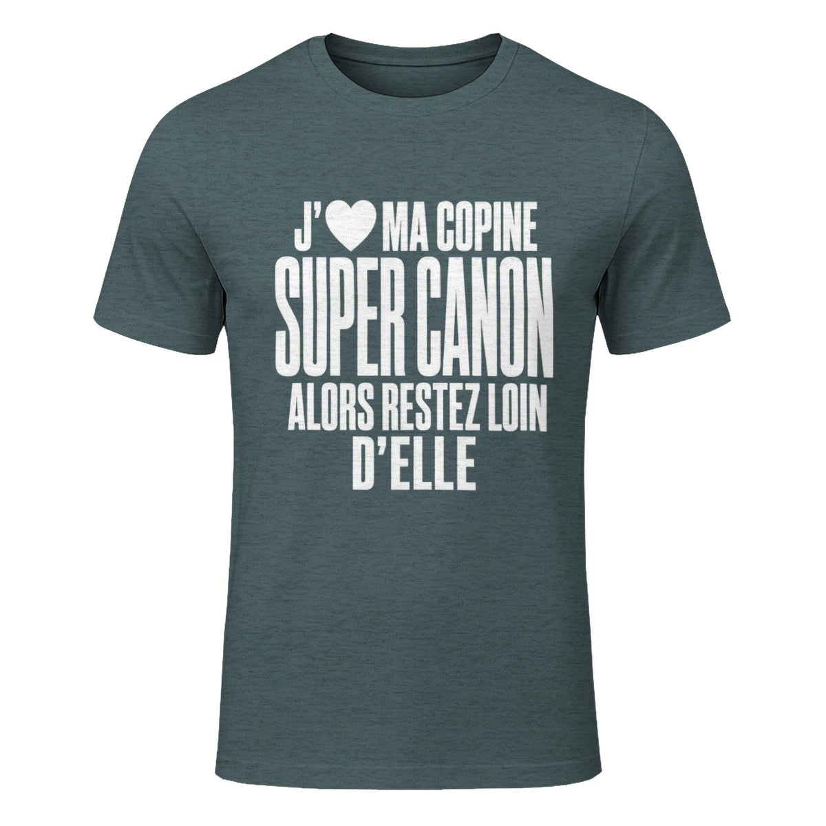 T-shirt « J'❤️ Ma Copine Canon » – Homme & Femme - Femorian