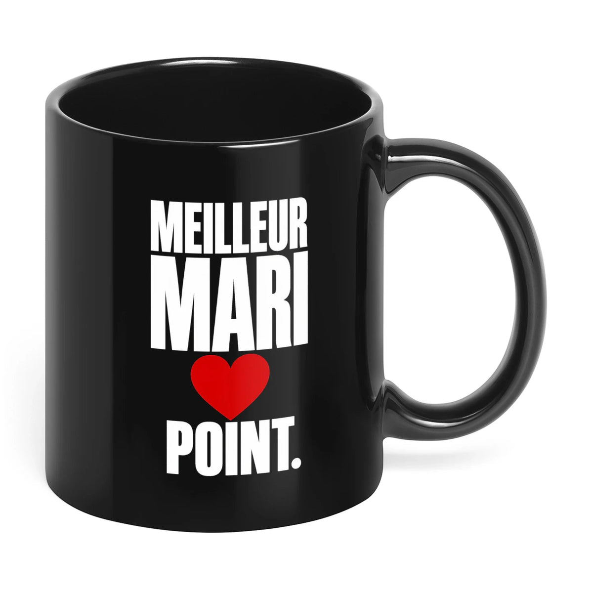 Mug « Meilleur Mari. Point. » – Idée Cadeau - Femorian