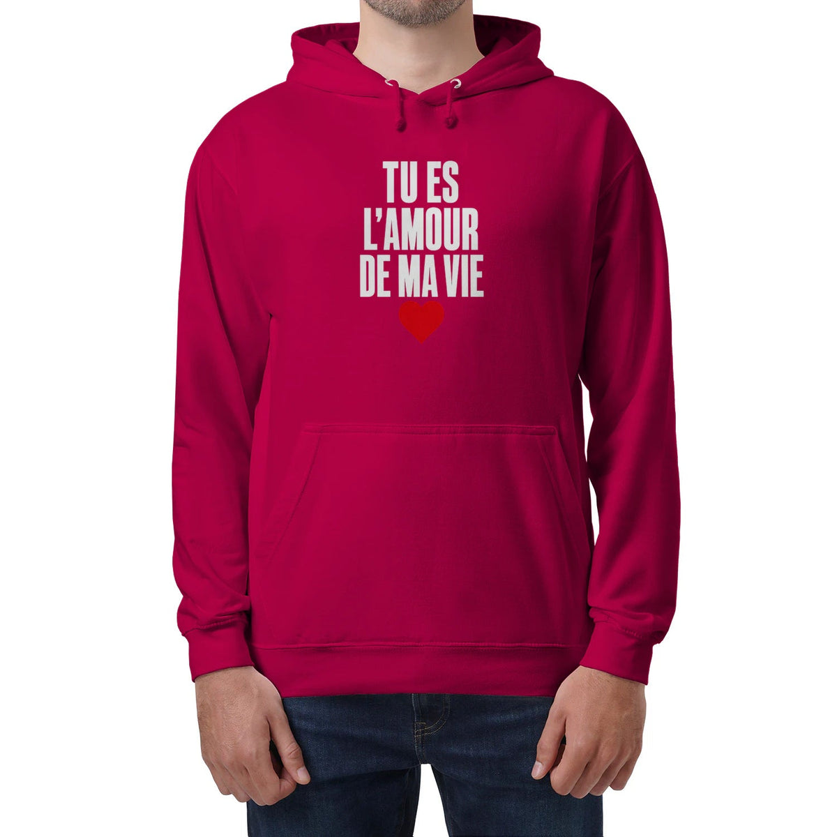 Sweat à Capuche « Tu es l'amour de ma vie » – Homme & Femme - Femorian