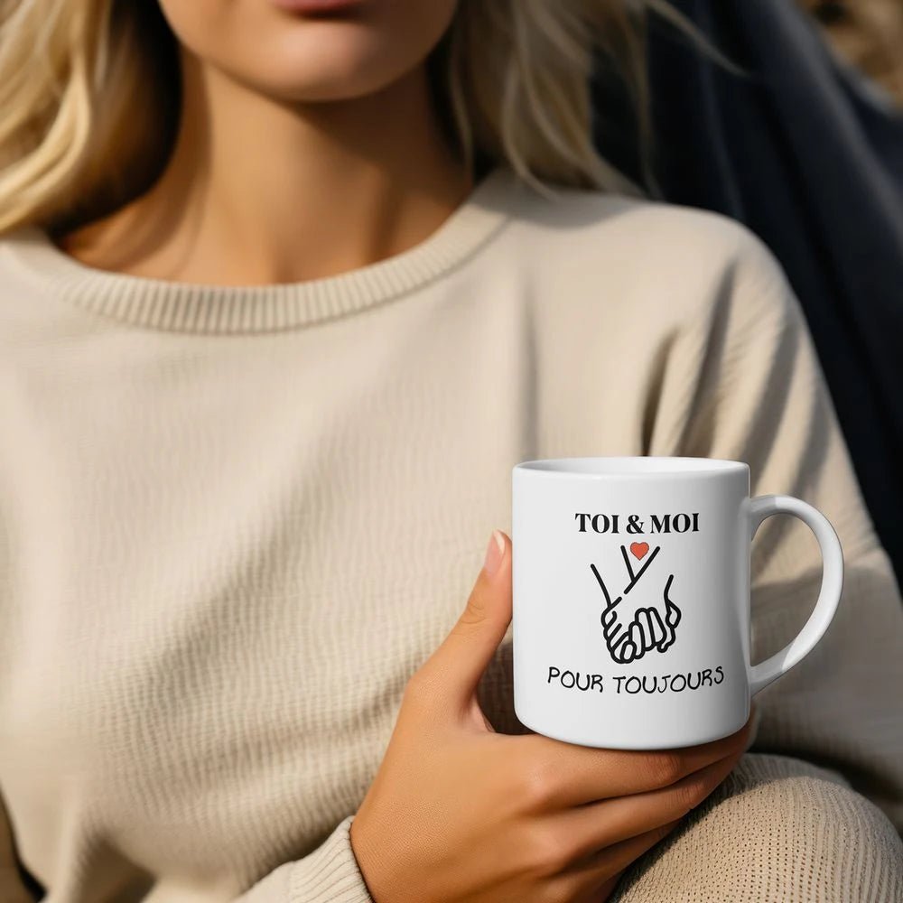 Tasse « TOI & MOI » – Pour toujours ❤️ - Femorian
