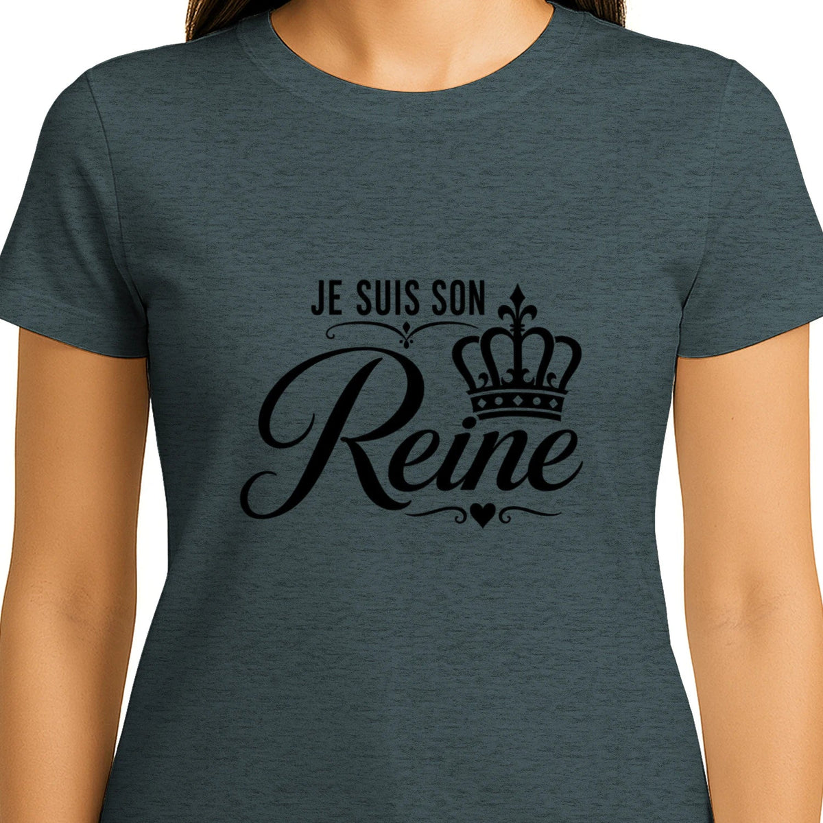 T-shirt Femme « Je suis sa Reine » – T-shirt Couple - Femorian