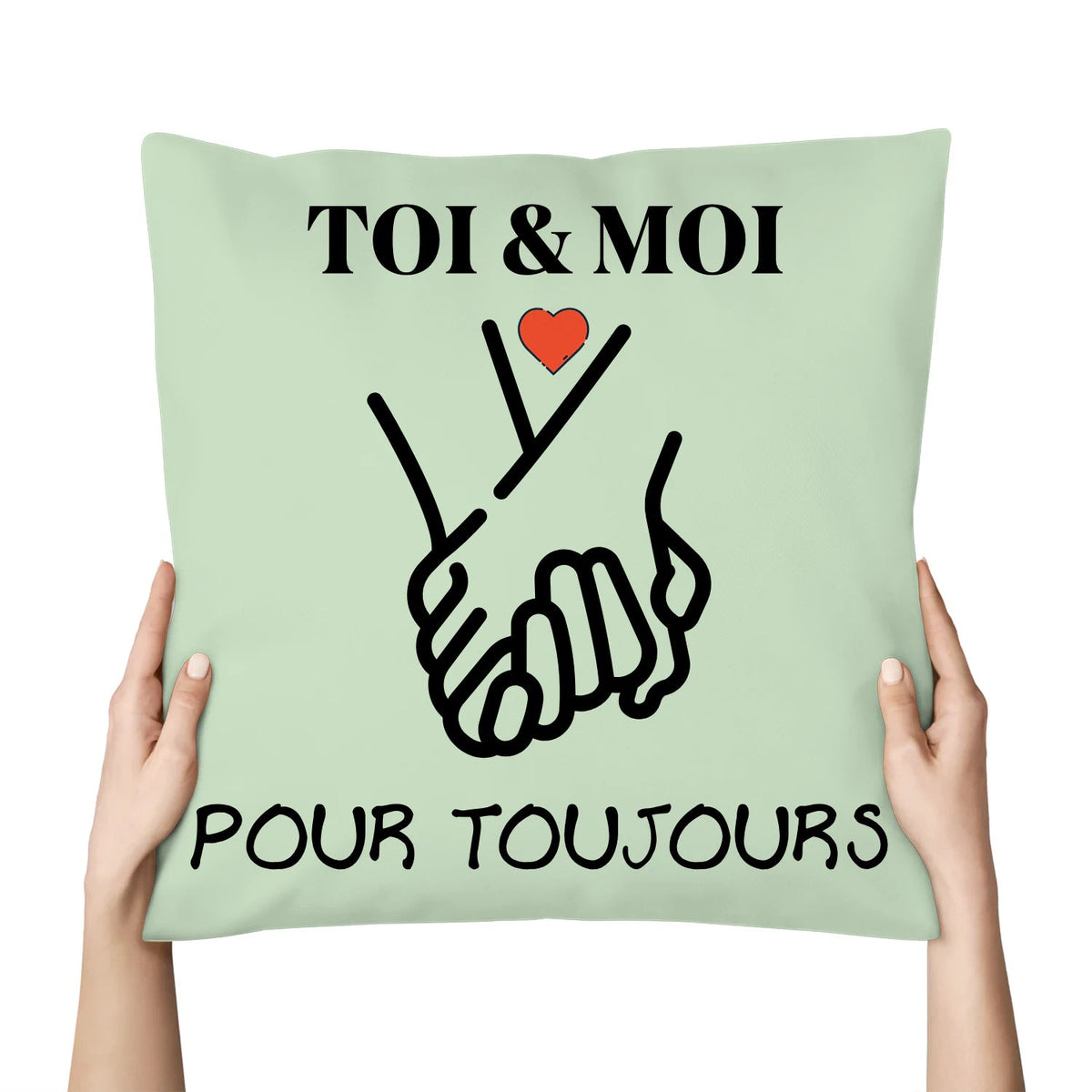 Coussin « TOI & MOI » – Pour toujours ❤️ - Femorian