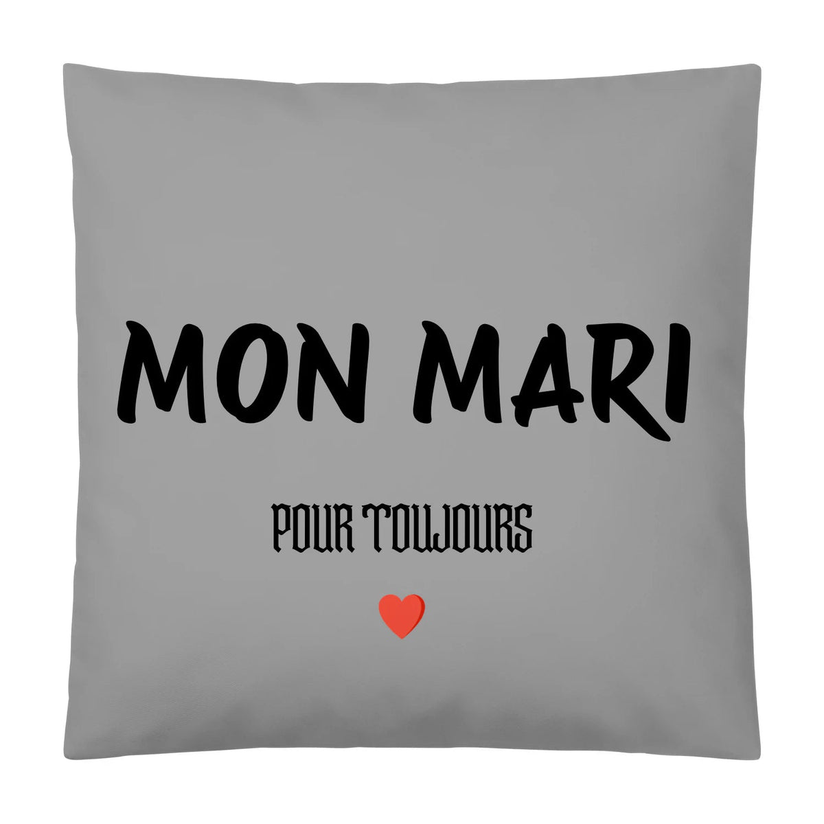 Coussin « MON MARI » – Pour toujours ❤️ - Femorian