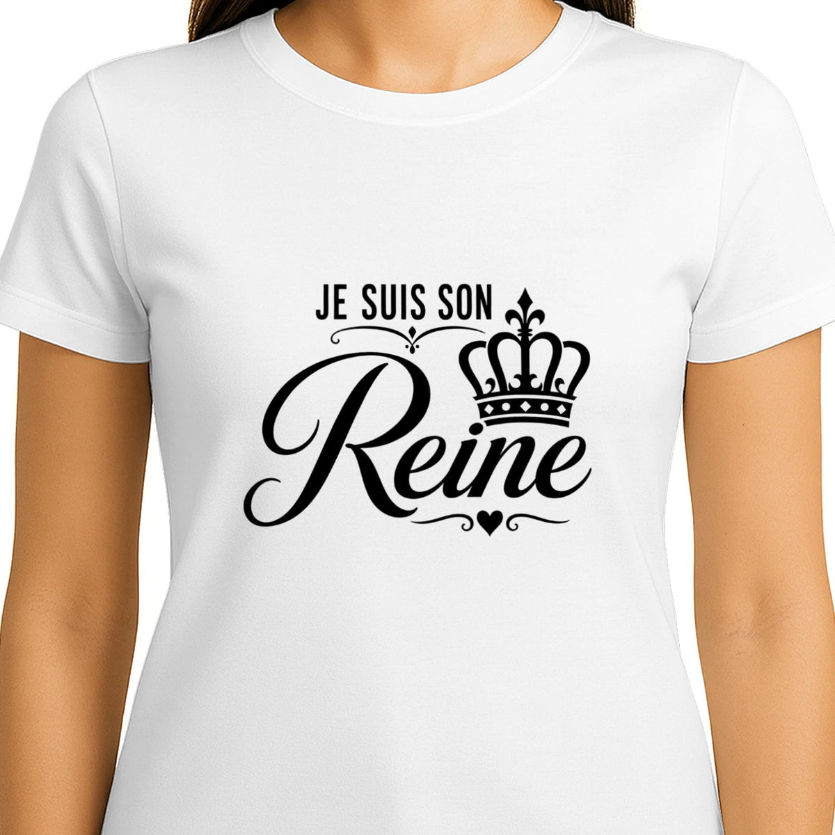 T-shirt Femme « Je suis sa Reine » – T-shirt Couple - Femorian