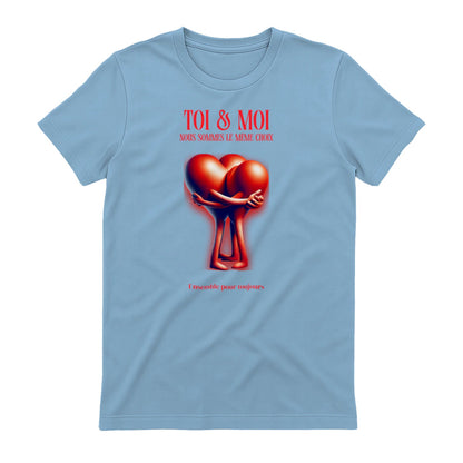 T-shirt Romantique et Minimaliste - « TOI & MOI » - Femorian