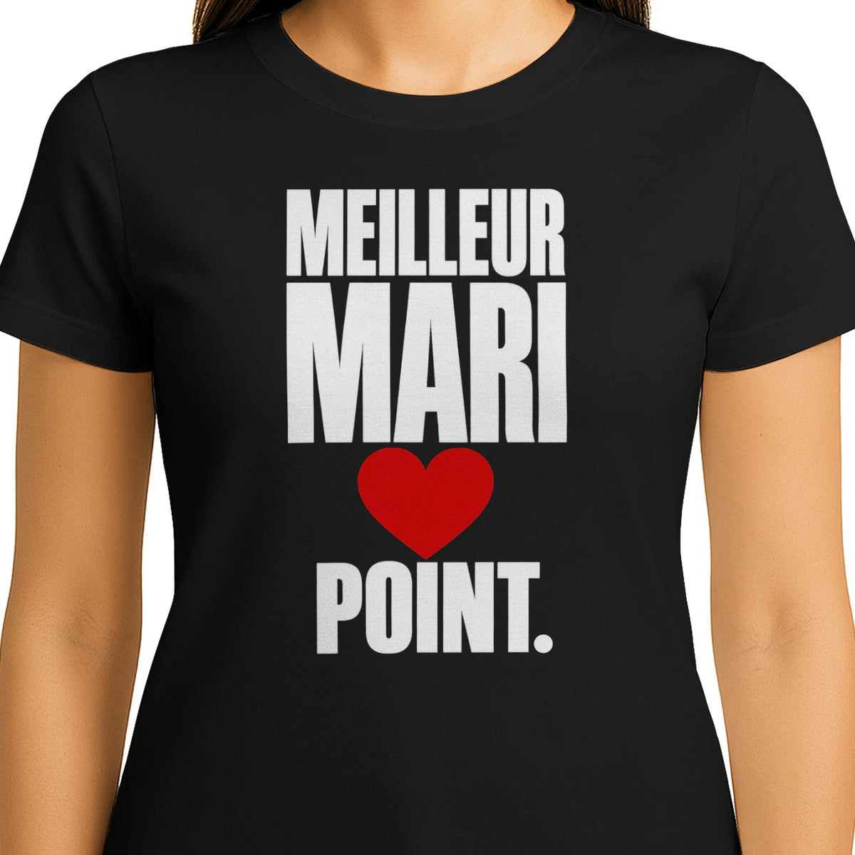 T-shirt « Meilleur Mari. Point. » – Homme & Femme - Femorian