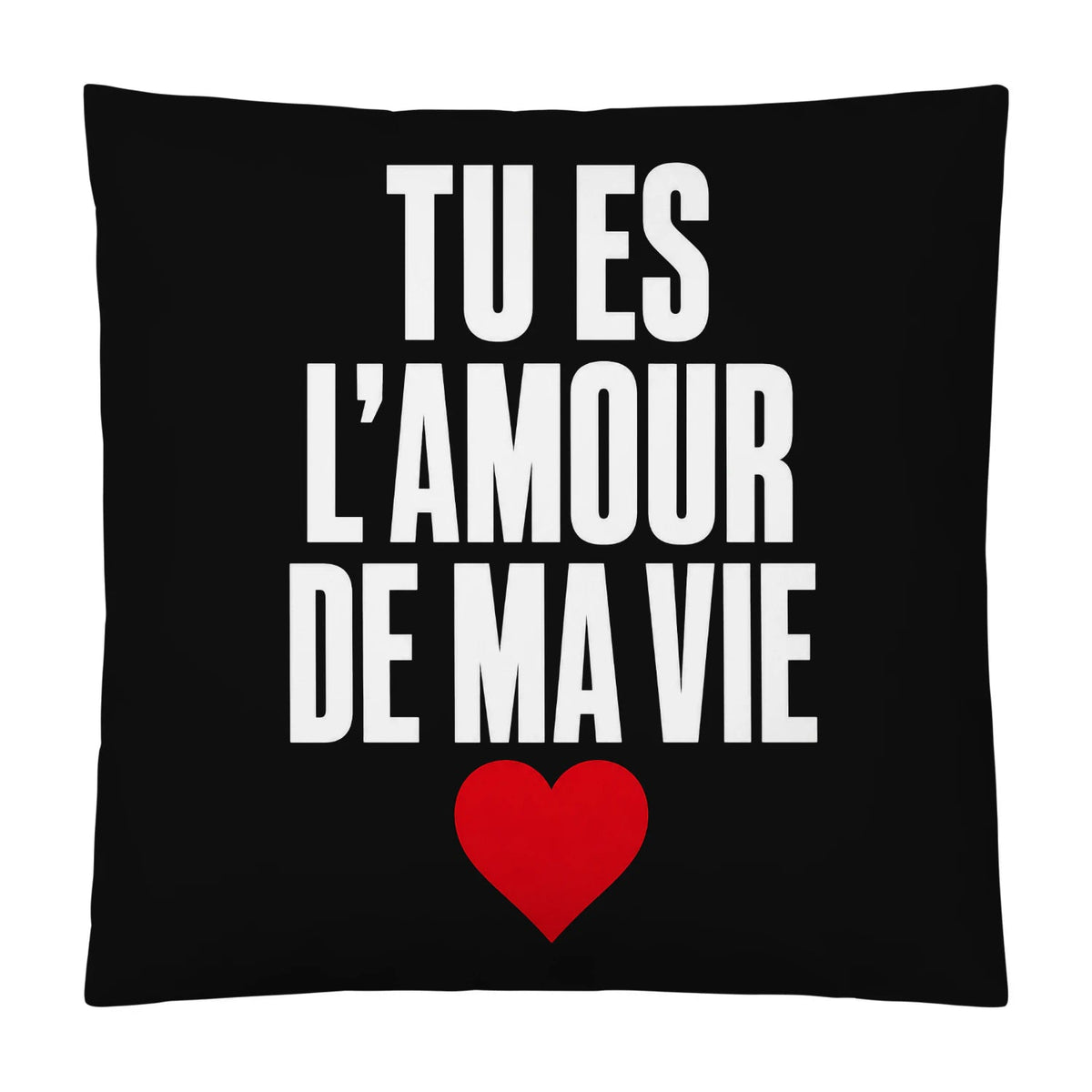 Coussin « Tu es l'amour de ma vie » – Idée Cadeau - Femorian
