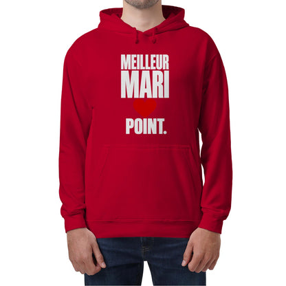 Sweat à Capuche « Meilleur Mari. Point. » – Homme & Femme - Femorian