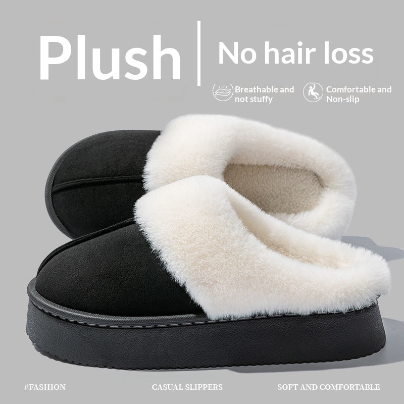Chaussons en coton pour couples, chauds et antidérapants, - Femorian