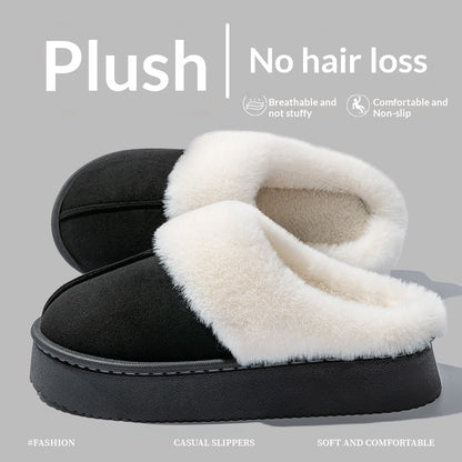 Chaussons en coton pour couples, chauds et antidérapants, - Femorian