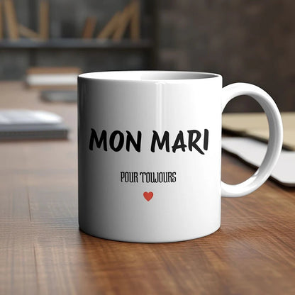 Mug « MON MARI » – Cadeau romantique pour mari - Femorian