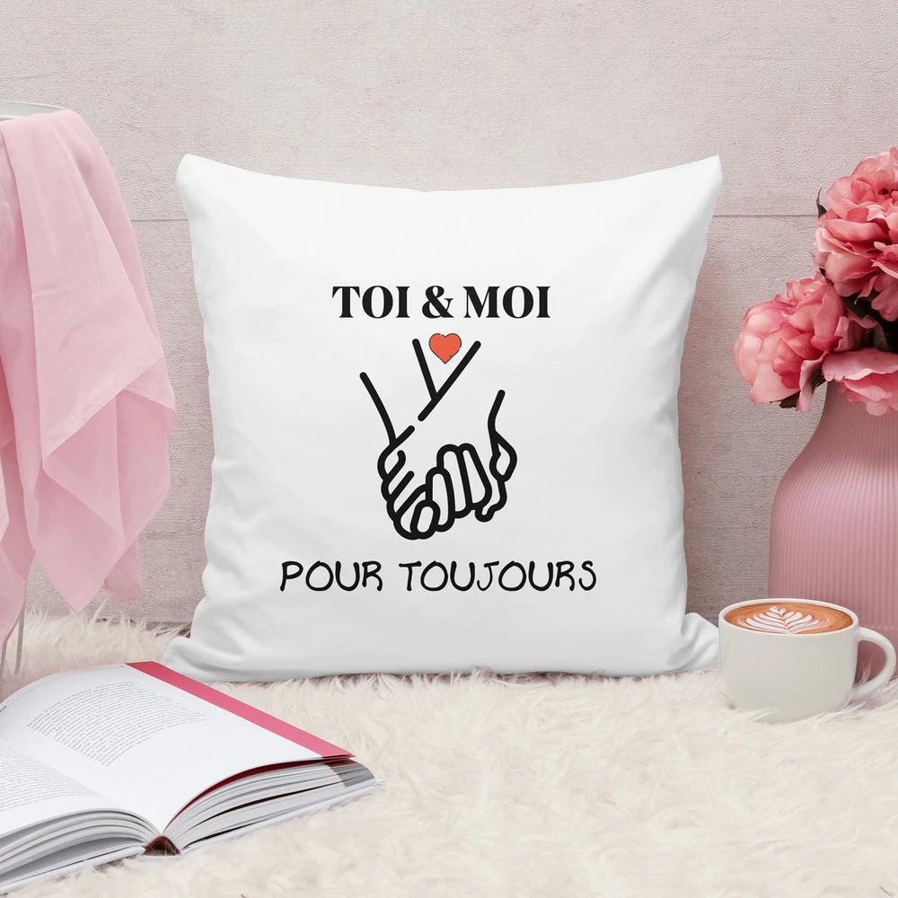 Coussin « TOI & MOI » – Pour toujours ❤️ - Femorian