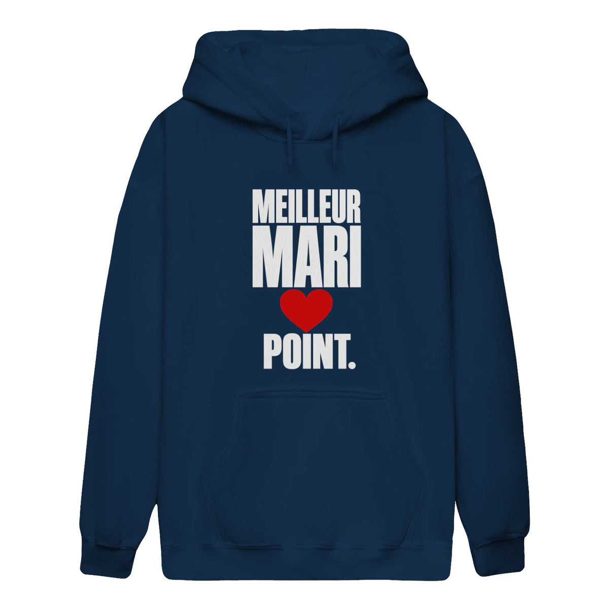 Sweat à Capuche « Meilleur Mari. Point. » – Homme & Femme - Femorian