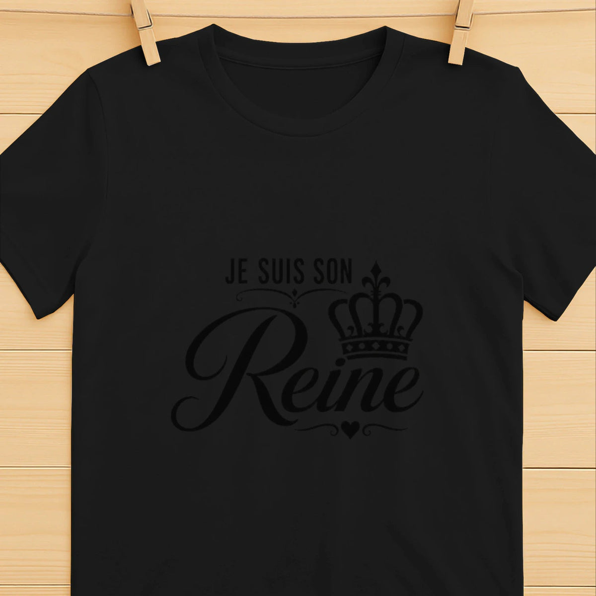 T-shirt Femme « Je suis sa Reine » – T-shirt Couple - Femorian