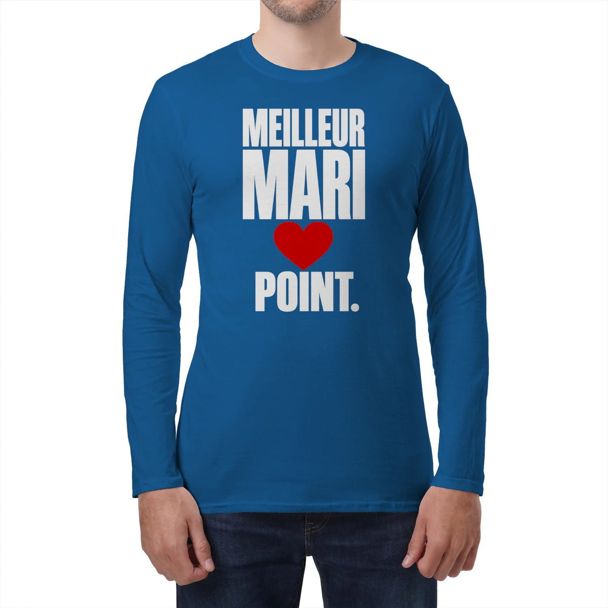 Sweat « Meilleur Mari. Point. » – Cadeau Humour & Amour - Femorian