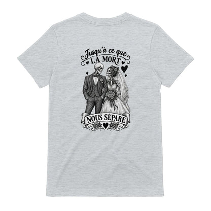T-shirt Couple « Jusqu’à ce que la mort nous sépare » – Amour Éternel - Femorian