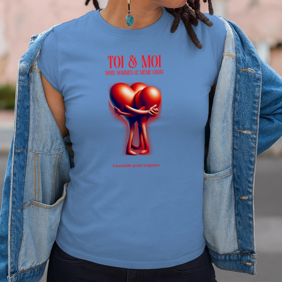 T-shirt Romantique et Minimaliste - « TOI & MOI » - Femorian