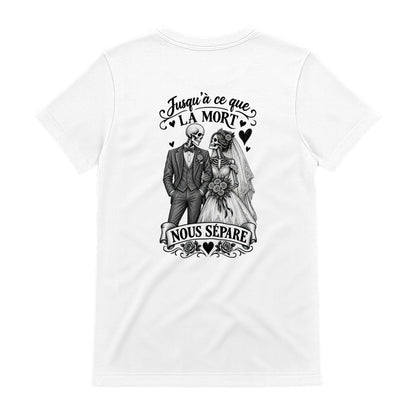 T-shirt Couple « Jusqu’à ce que la mort nous sépare » – Amour Éternel - Femorian