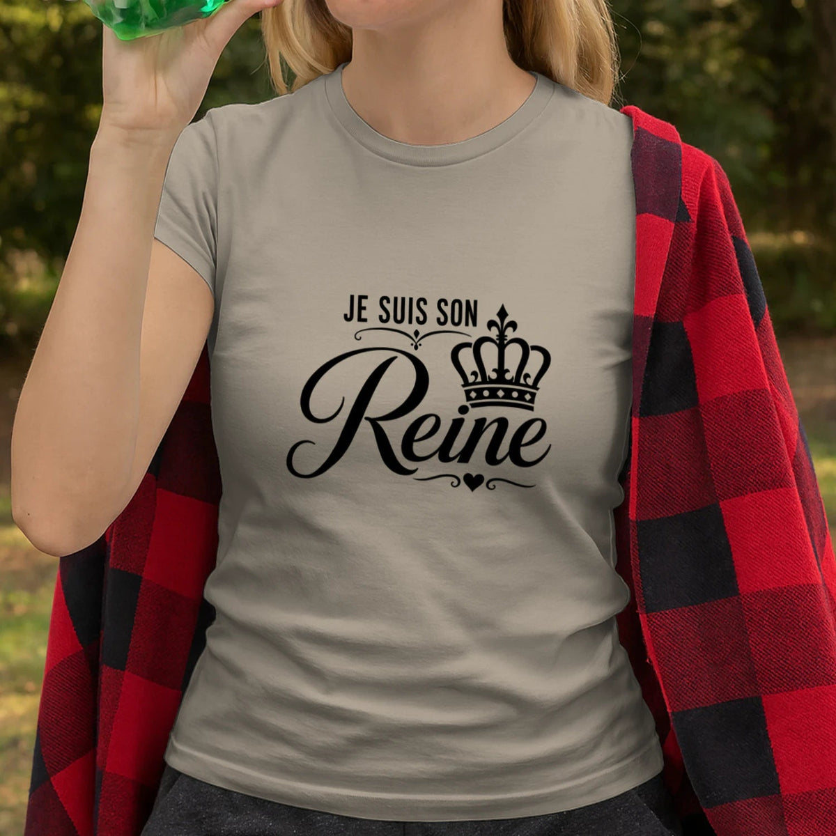 T-shirt Femme « Je suis sa Reine » – T-shirt Couple - Femorian