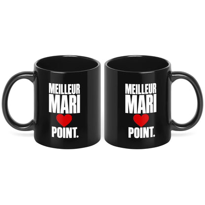 Mug « Meilleur Mari. Point. » – Idée Cadeau - Femorian