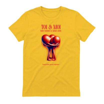 T-shirt Romantique et Minimaliste - « TOI & MOI » - Femorian