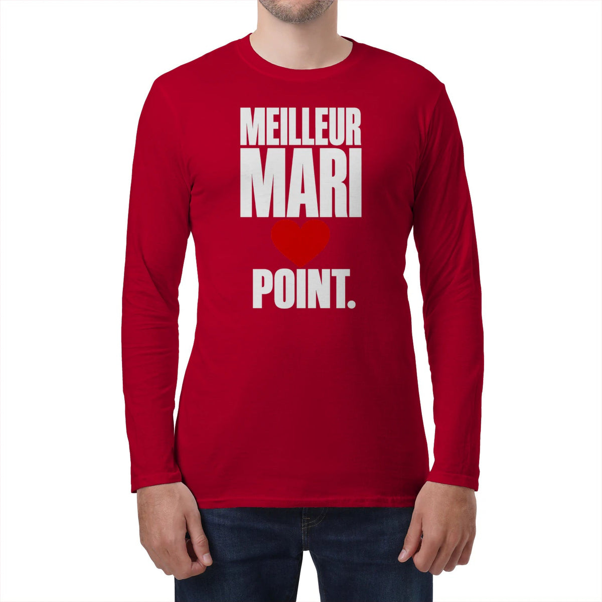 Sweat « Meilleur Mari. Point. » – Cadeau Humour & Amour - Femorian