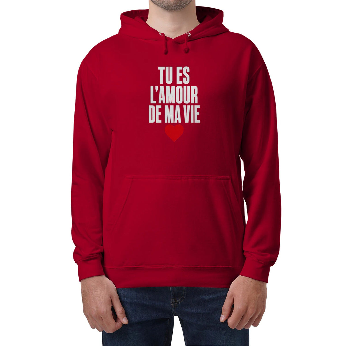 Sweat à Capuche « Tu es l'amour de ma vie » – Homme & Femme - Femorian