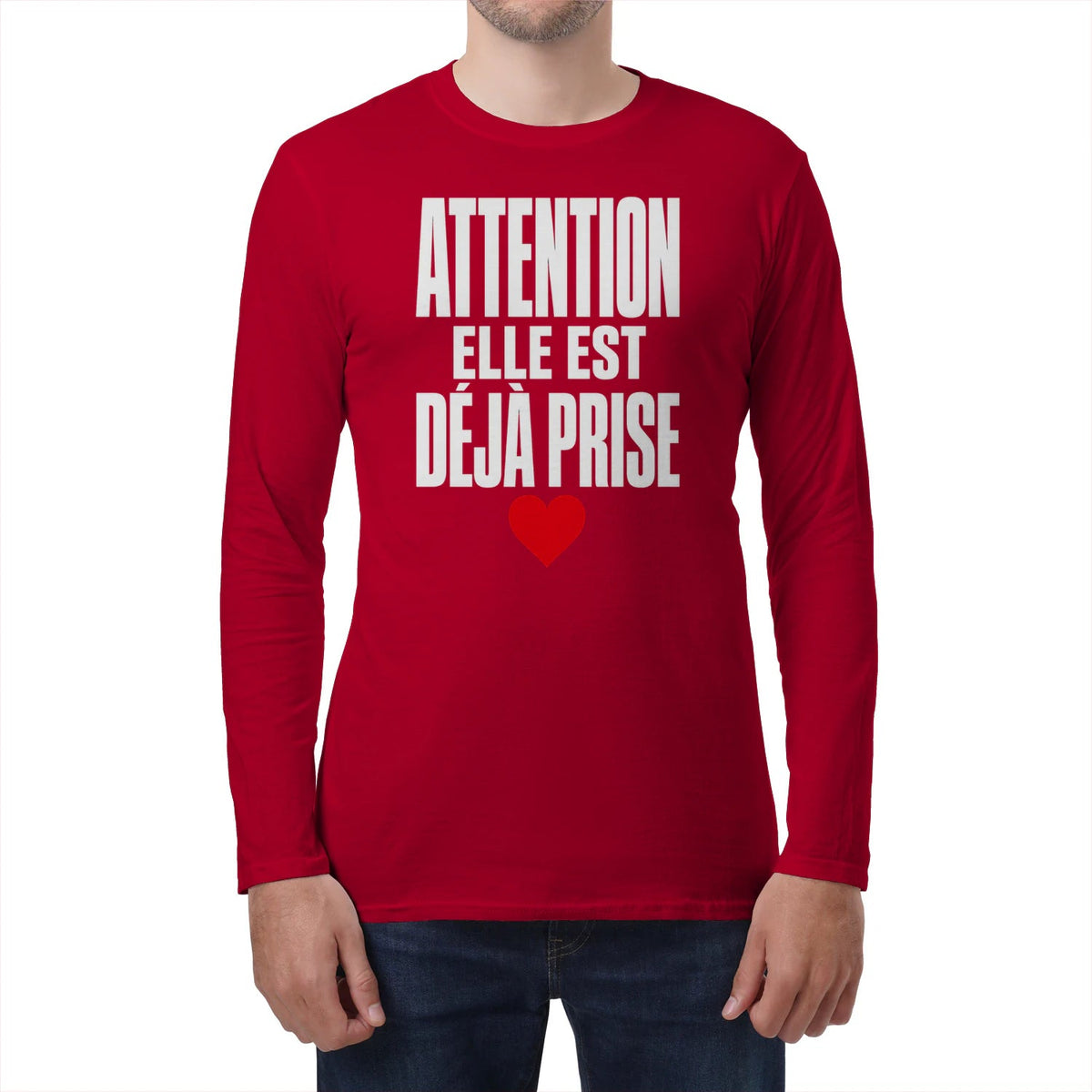 Sweat « Attention : Elle est déjà prise » – Cadeau Humour - Femorian