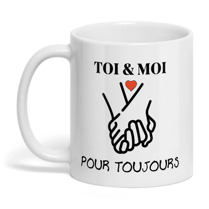 Tasse « TOI & MOI » – Pour toujours ❤️ - Femorian