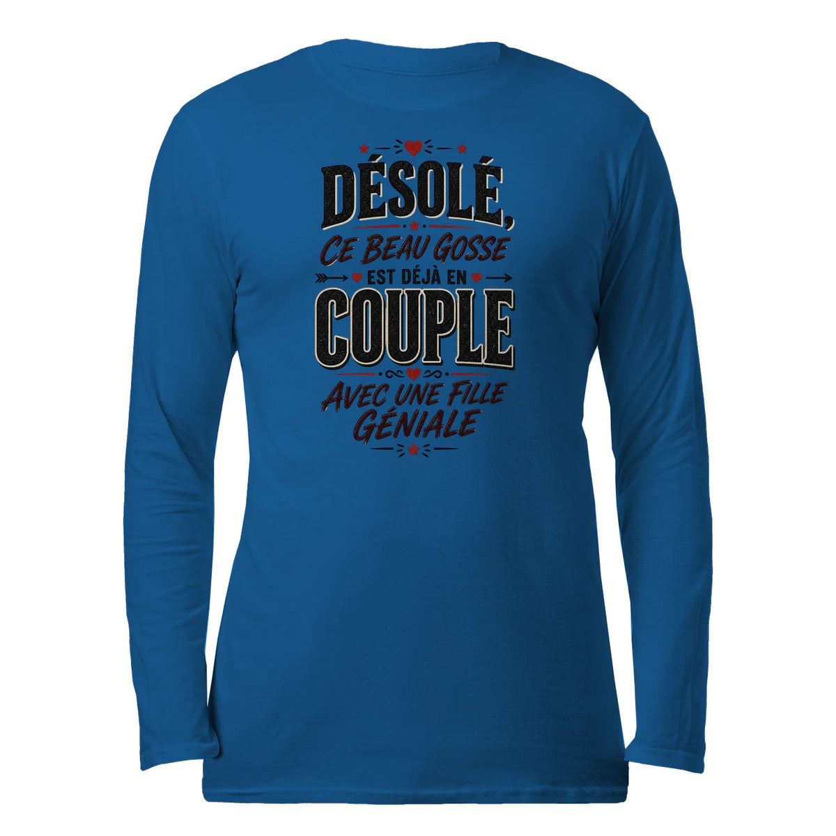 sweat-shirt « Désolé, Ce Beau Gosse Est Déjà en Couple»Homme & Femme - Femorian