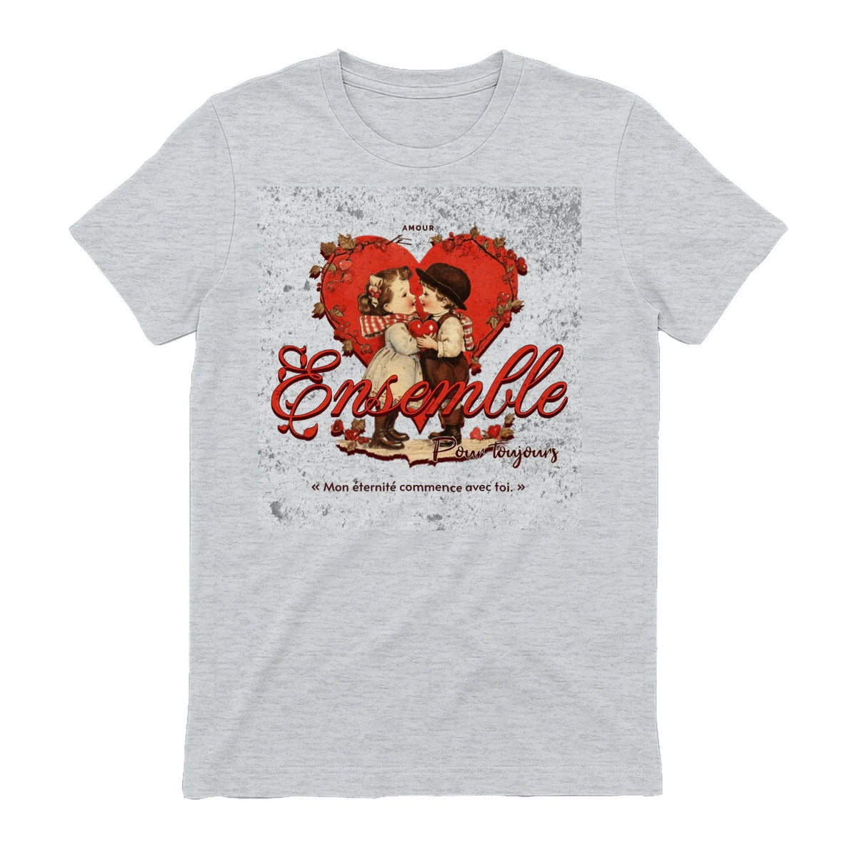 T-shirt Couple « Jusqu’à ce que la mort nous sépare » – Amour Éternel - Femorian