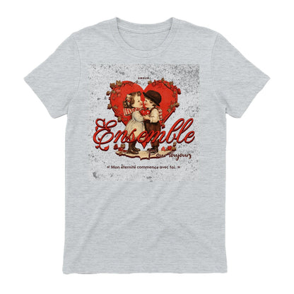 T-shirt Couple « Jusqu’à ce que la mort nous sépare » – Amour Éternel - Femorian