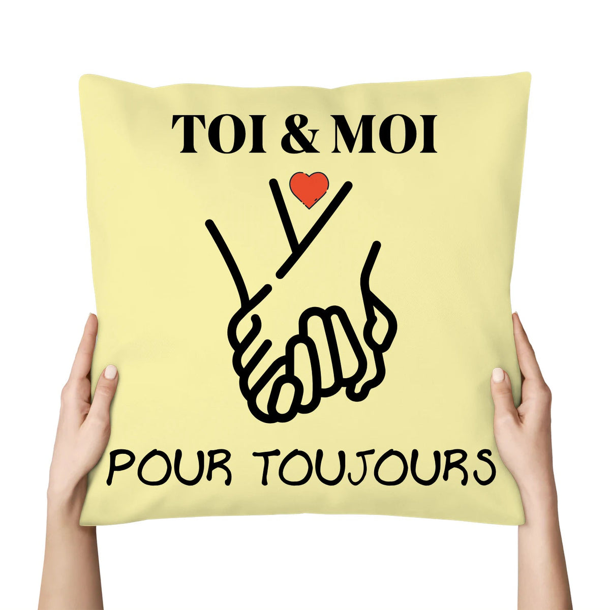 Coussin « TOI & MOI » – Pour toujours ❤️ - Femorian