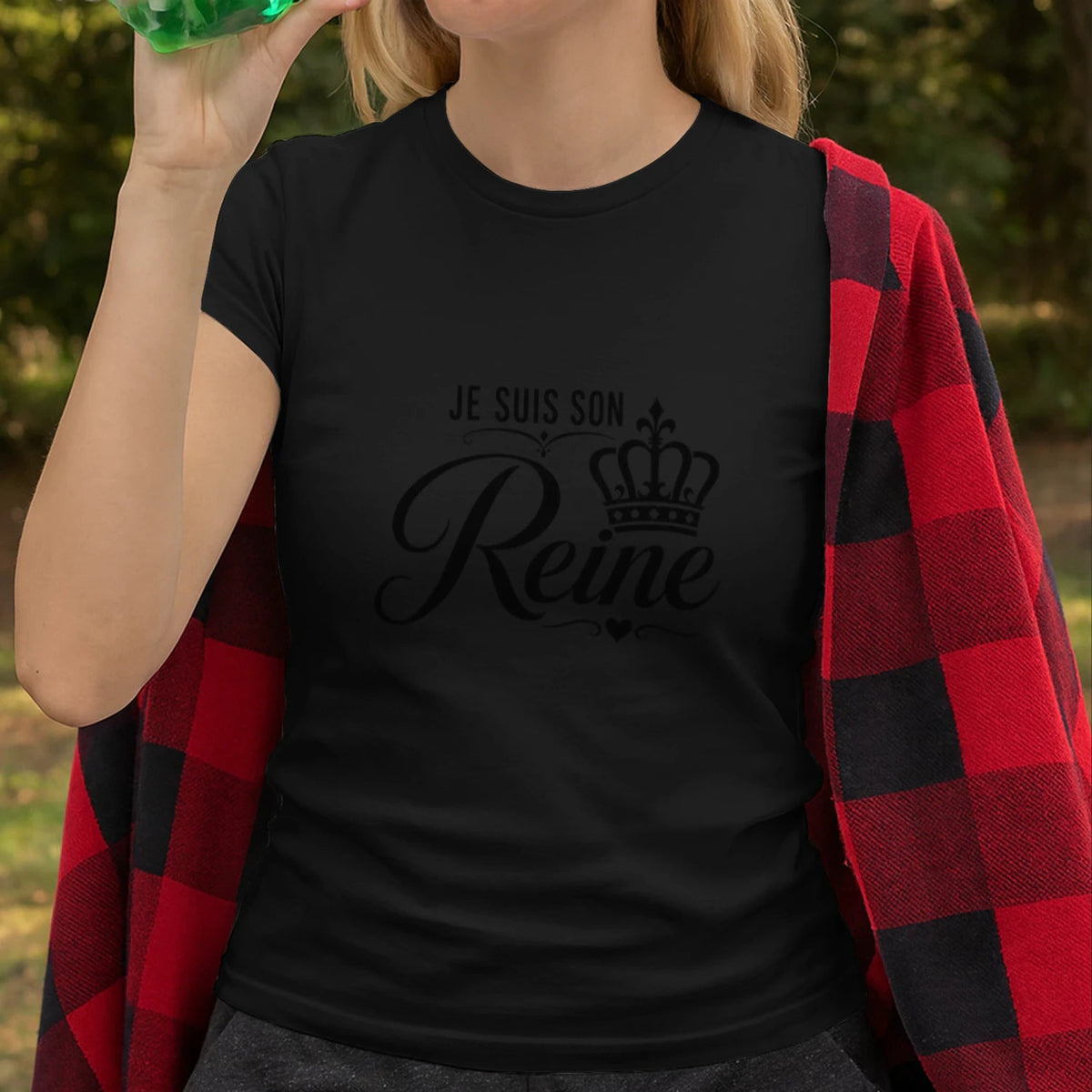 T-shirt Femme « Je suis sa Reine » – T-shirt Couple - Femorian