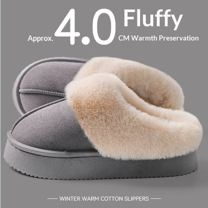 Chaussons en coton pour couples, chauds et antidérapants, - Femorian