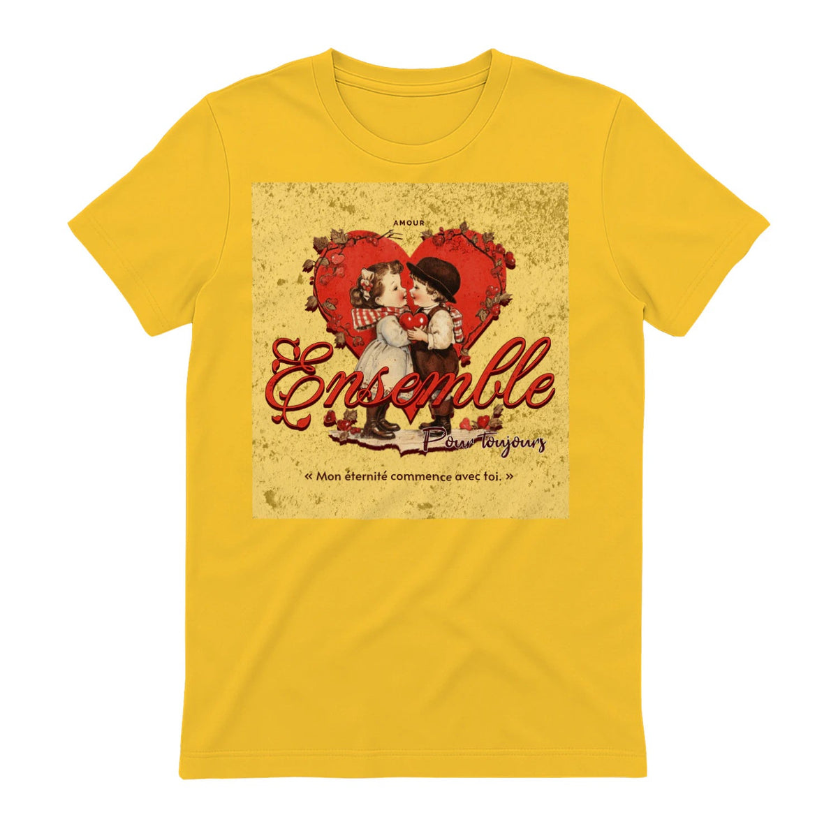 T-shirt Couple « Jusqu’à ce que la mort nous sépare » – Amour Éternel - Femorian