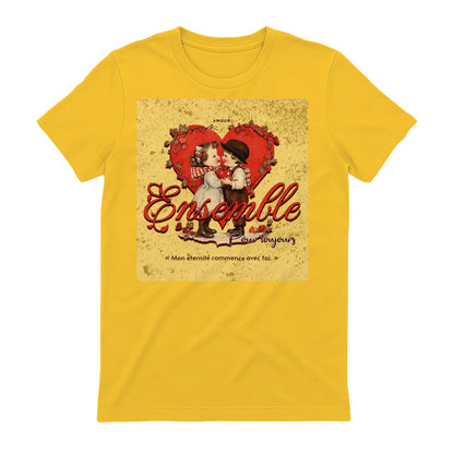 T-shirt Couple « Jusqu’à ce que la mort nous sépare » – Amour Éternel - Femorian