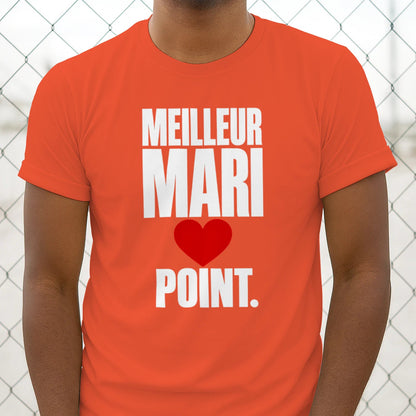 T-shirt « Meilleur Mari. Point. » – Homme & Femme - Femorian