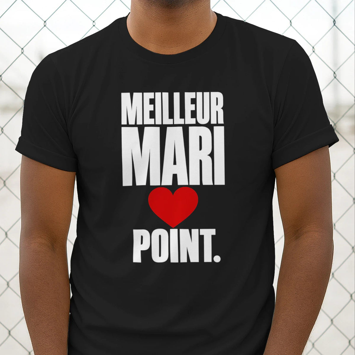 T-shirt « Meilleur Mari. Point. » – Homme & Femme - Femorian