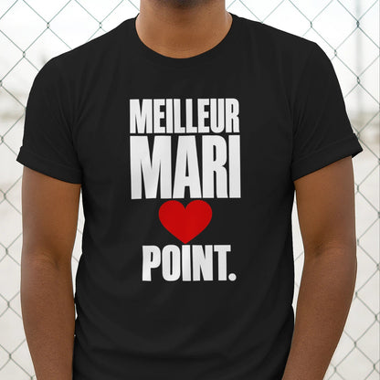 T-shirt « Meilleur Mari. Point. » – Homme & Femme - Femorian