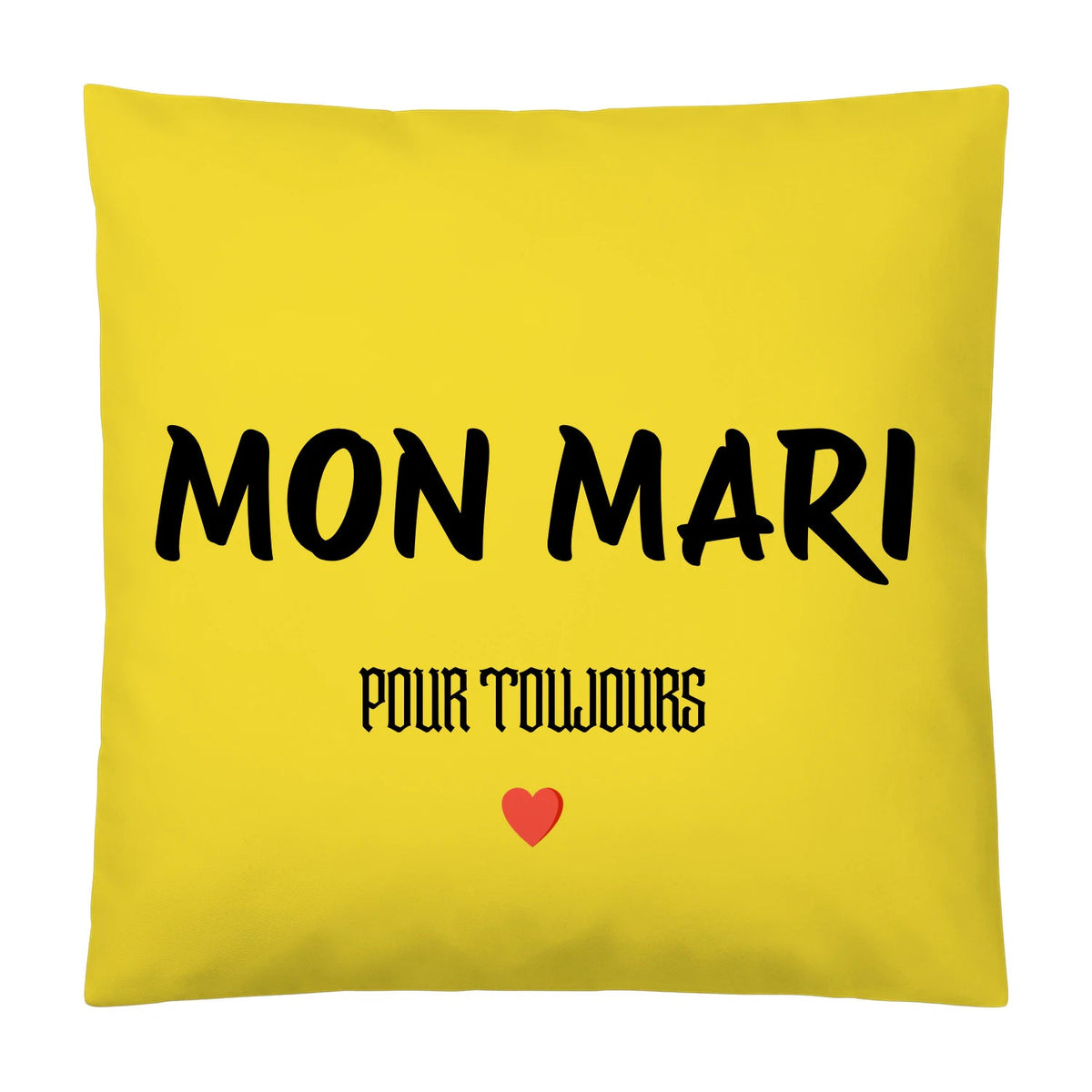 Coussin « MON MARI » – Pour toujours ❤️ - Femorian