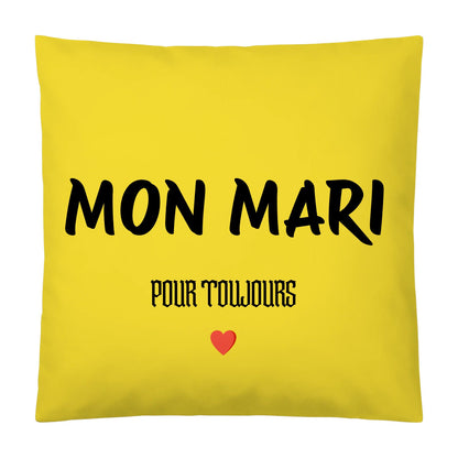 Coussin « MON MARI » – Pour toujours ❤️ - Femorian