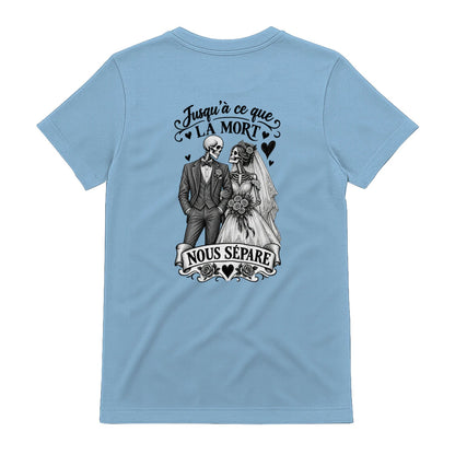 T-shirt Couple « Jusqu’à ce que la mort nous sépare » – Amour Éternel - Femorian