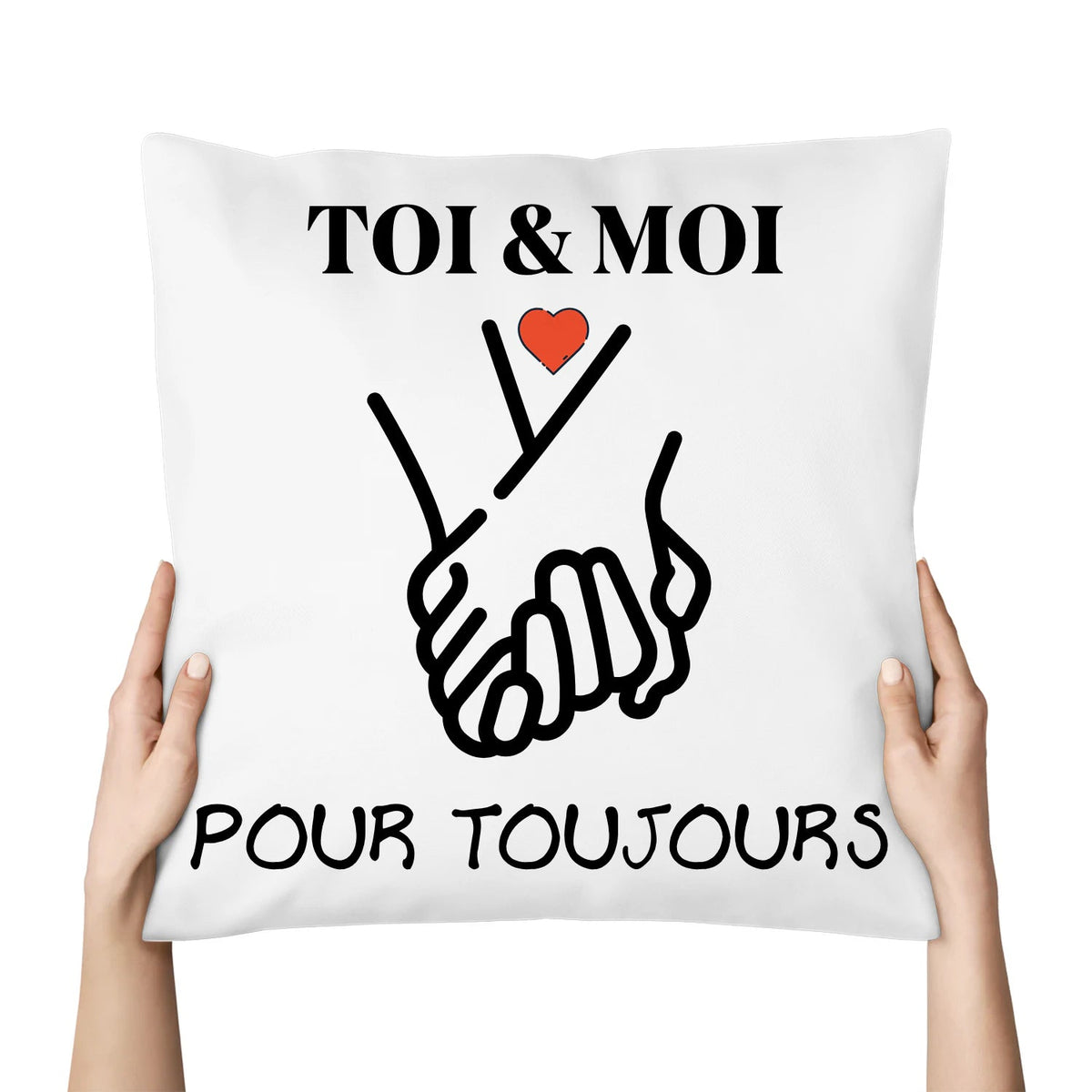 Coussin « TOI & MOI » – Pour toujours ❤️ - Femorian