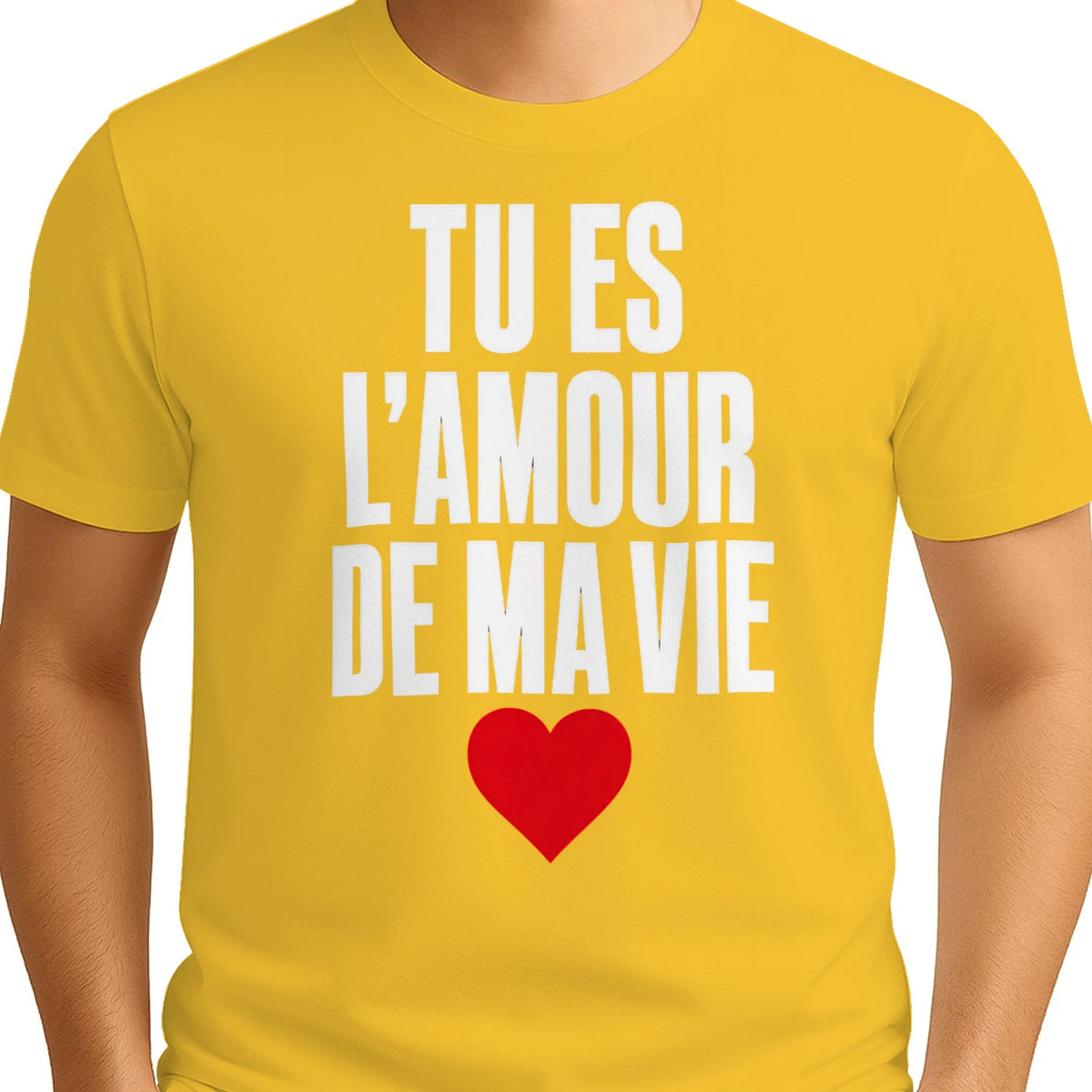 T-shirt « Tu es l'amour de ma vie » – Homme & Femme - Femorian