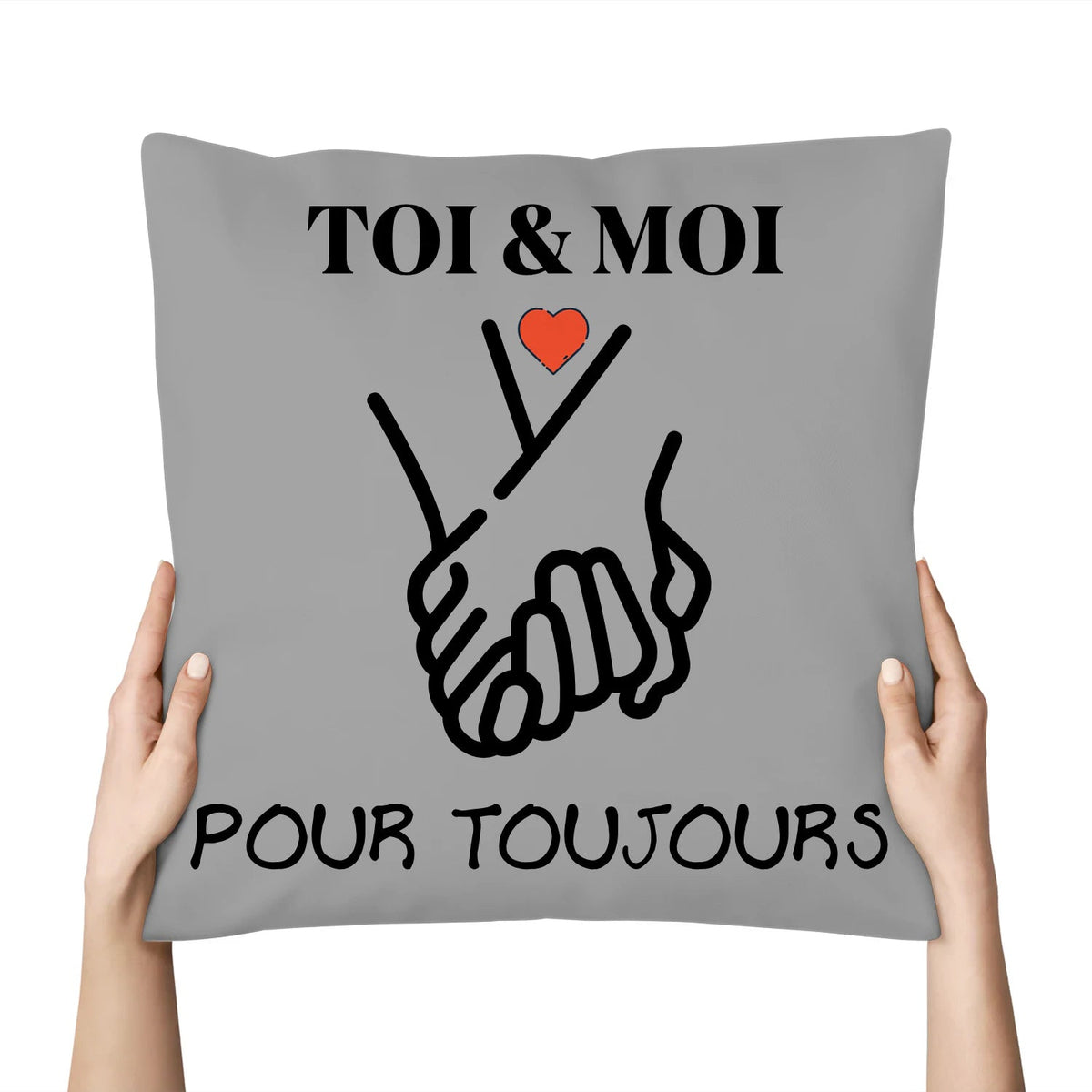 Coussin « TOI & MOI » – Pour toujours ❤️ - Femorian
