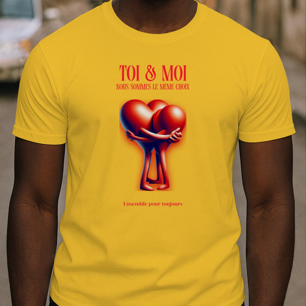 T-shirt Romantique et Minimaliste - « TOI & MOI » - Femorian