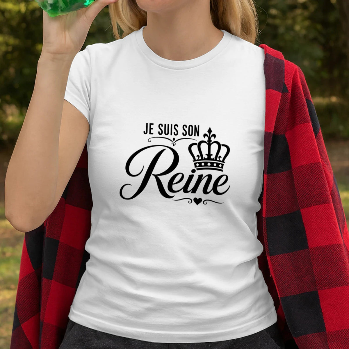 T-shirt Femme « Je suis sa Reine » – T-shirt Couple - Femorian