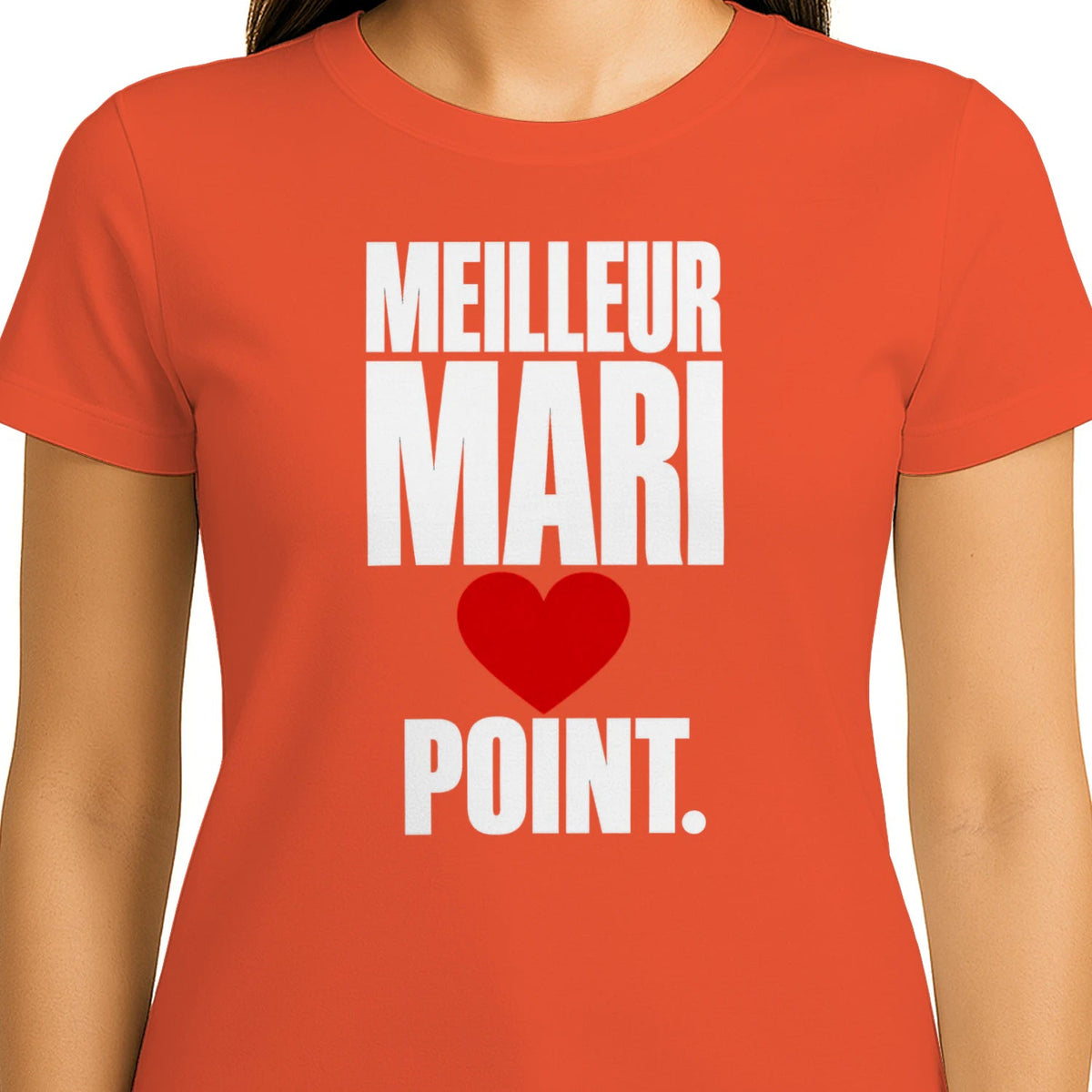 T-shirt « Meilleur Mari. Point. » – Homme & Femme - Femorian