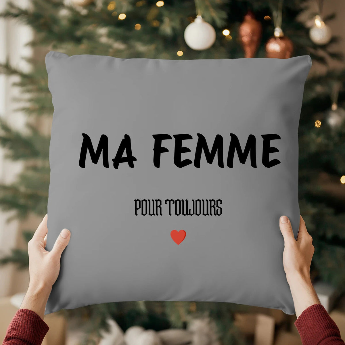 Coussin « MA FEMME » – Pour toujours ❤️ - Femorian